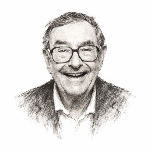 Charcoal portrait of Harry Gray